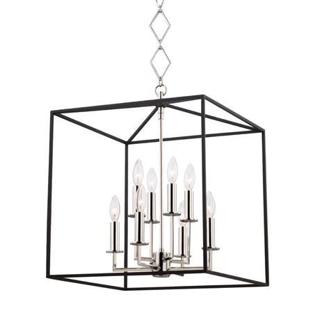 Hudson Valley Lighting 8 LIGHT PENDANT BKO151-PN/BK